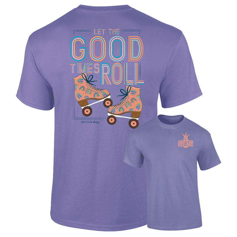 Sale Southernology Good Time Roller Skate Comfort Colors T-Shirt
