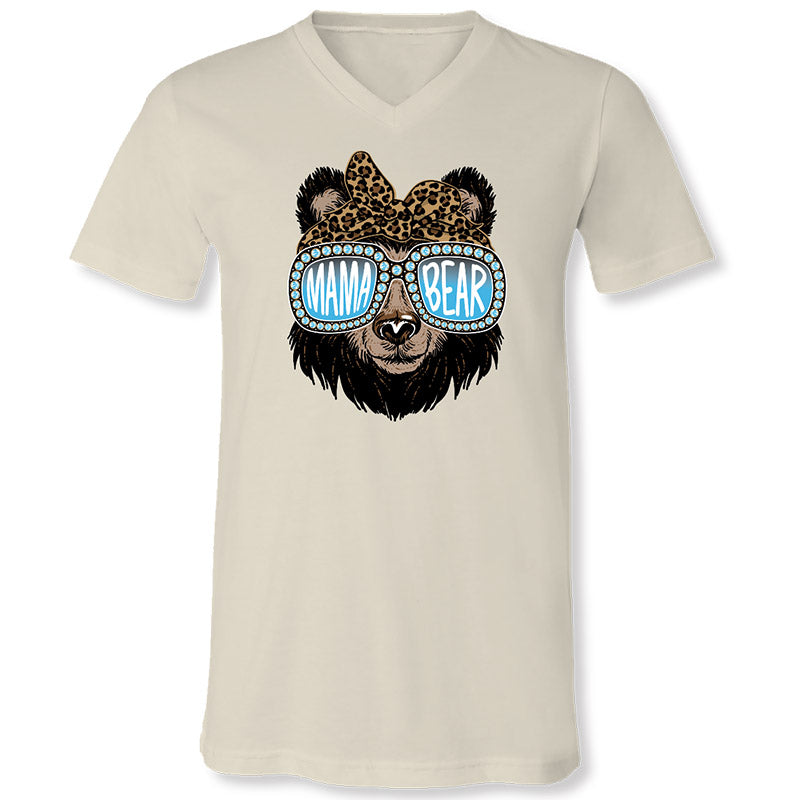Sassy Frass Mama Bear Sunglasses Canvas T-Shirt