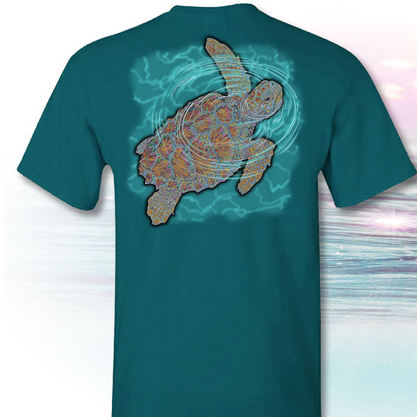 I Fought Today Sea Turtle Cancer Ribbons T-Shirt