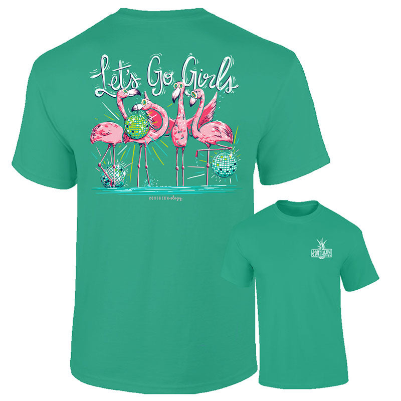 Southernology Flamingo Let's Go Girls  Comfort Colors T-Shirt