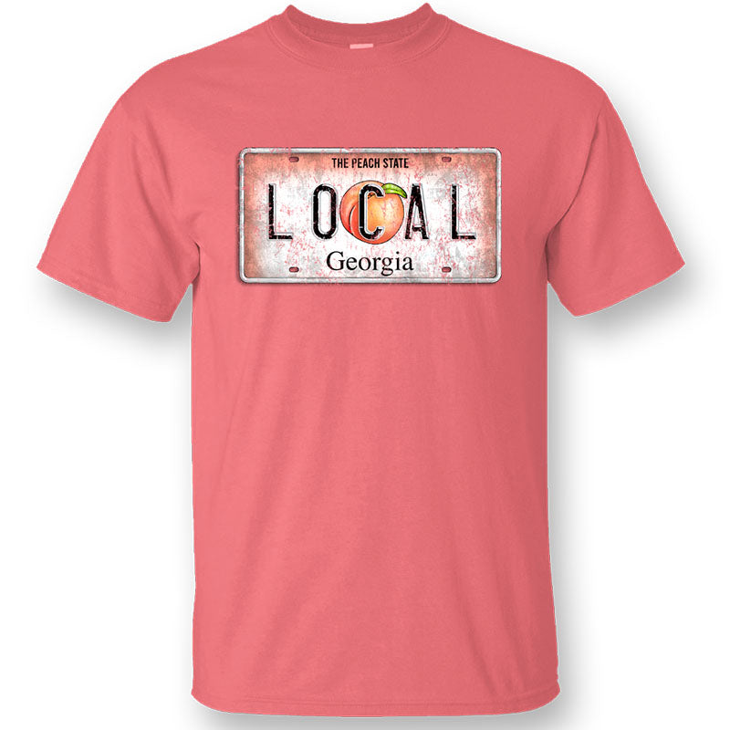 Sassy Frass Georgia Local State Canvas T-Shirt