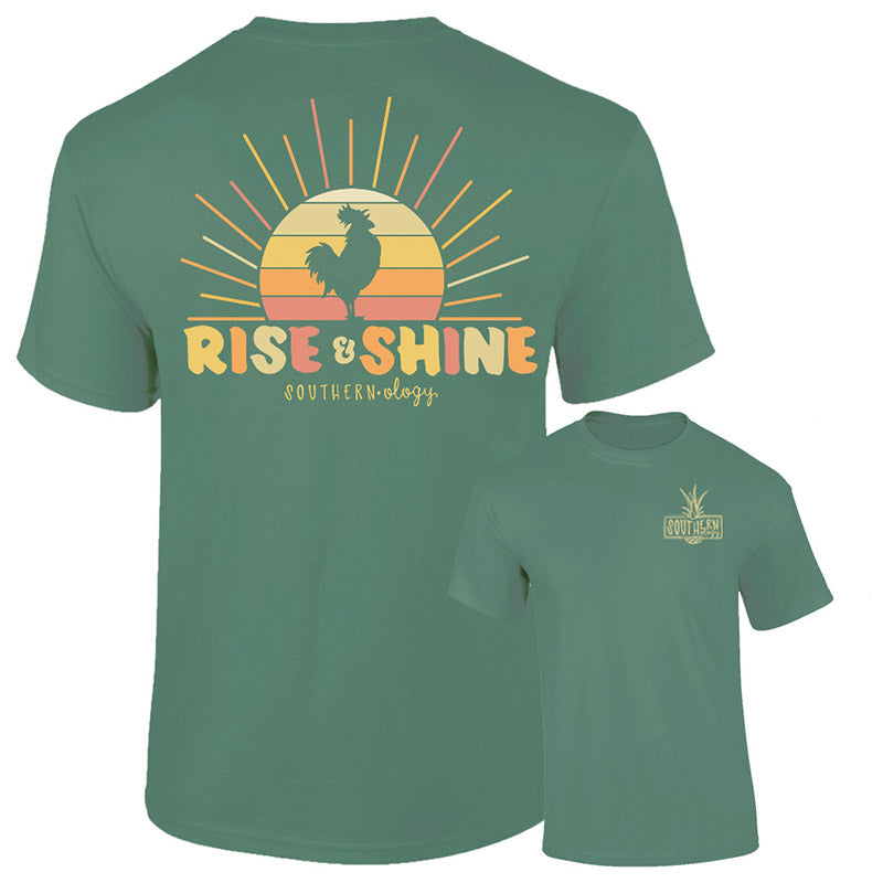 Southernology Rise and Shine Sunrise Comfort Colors T-Shirt