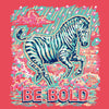 Sassy Frass Preppy Be Bold Zebra Comfort Colors T-Shirt