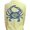 Southern Attitude Tortuga Moon Crab Comfort Colors Long Sleeve T-Shirt