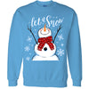 SALE Southern Attitude Let It Snow Holiday Long Sleeve Crew Sweatshirt T-Shirt