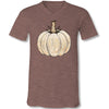 Sassy Frass Thankful White Pumpkin V-Neck Canvas T-Shirt