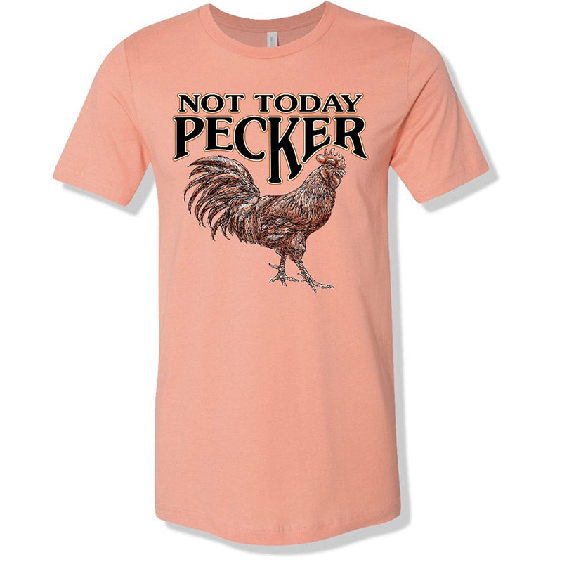 Sassy Frass Not Today Pecker Chicken Canvas T-Shirt