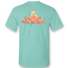 Sassy Frass Peek A Boo Dog Pumpkins Fall Comfort Colors T-Shirt