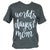 Southern Attitude Classic Worlds Okayest Mom Front Print T-Shirt