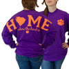 South Carolina Clemson Tigers Women&#39;s Home Spirit Jersey Long Sleeve Oversized Top Shirt - SimplyCuteTees