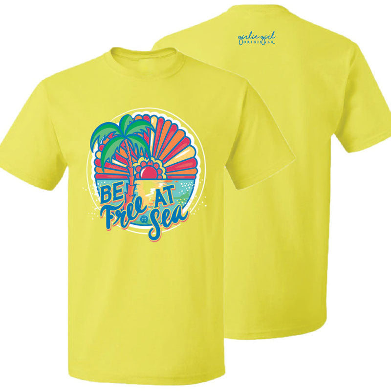 Girlie Girl Originals Be Free Sea Beach T-Shirt