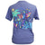 Southern Attitude Tortuga Moon Vibes Soft Canvas Violet T-Shirt