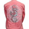 Southern Attitude Tortuga Moon Seahorse Comfort Colors Long Sleeve T-Shirt