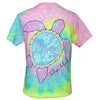 Southern Attitude Tortuga Moon Palm Turtle Tie-dye T-Shirt