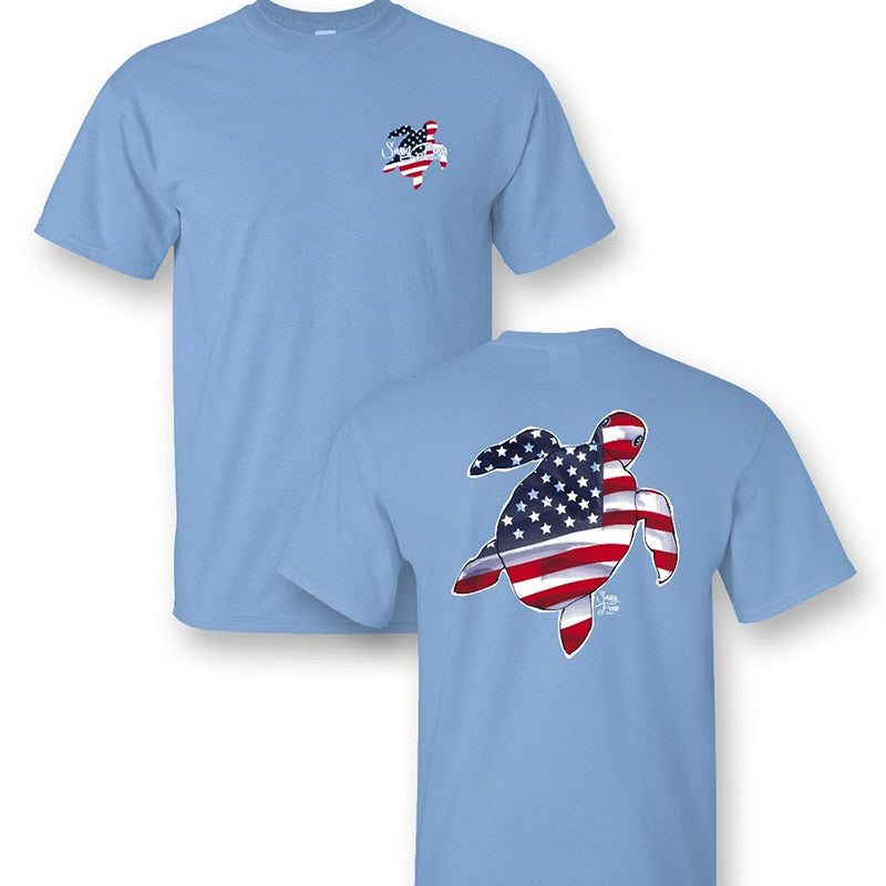 SALE Sassy Frass American Turtle USA T-Shirt