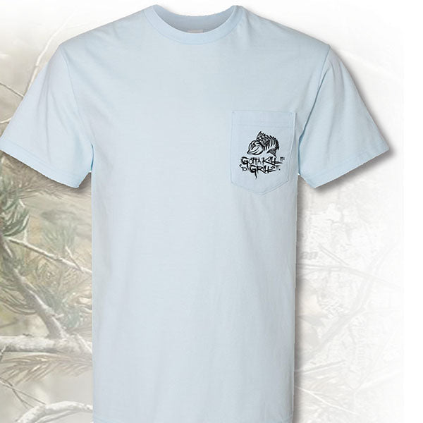 Gotta Kill It To Grill It Old Glory Redfish Unisex Pocket T-Shirt