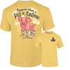 Southernology Happier Than a Pig In Sunshine Comfort Colors T-Shirt