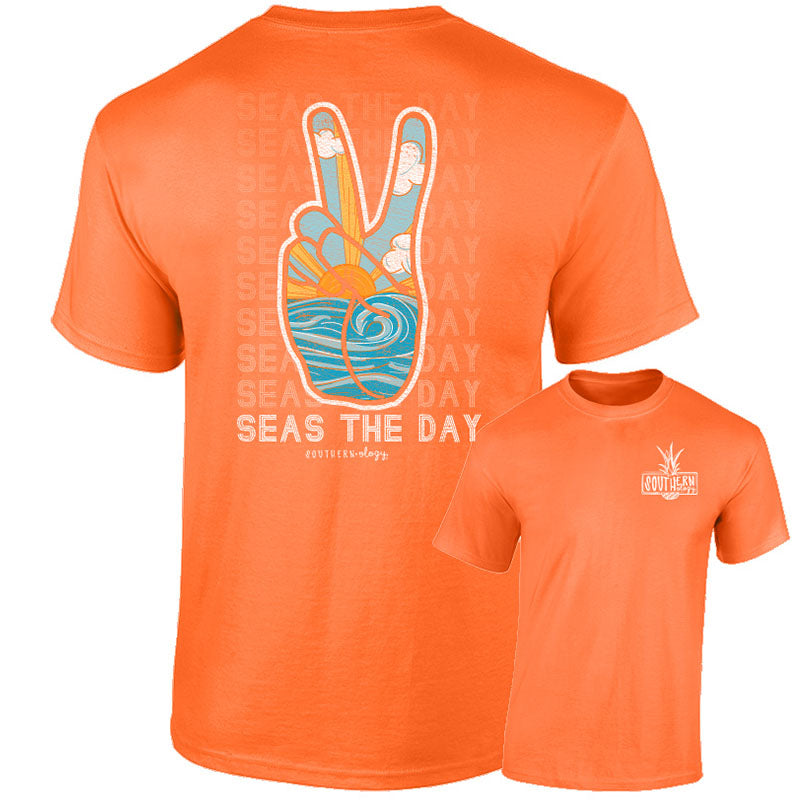 Southernology Seas the Day Peace Comfort Colors T-Shirt