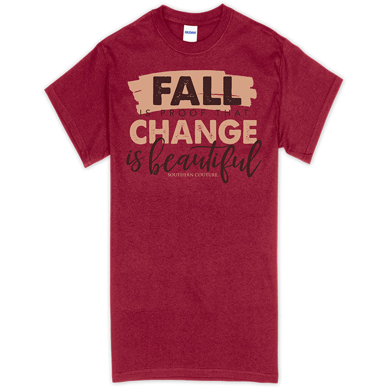 Southern Couture Change Is Beautiful Fall Soft T-Shirt
