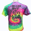 Southern Attitude Bless This Mouth Tie Dye T-Shirt