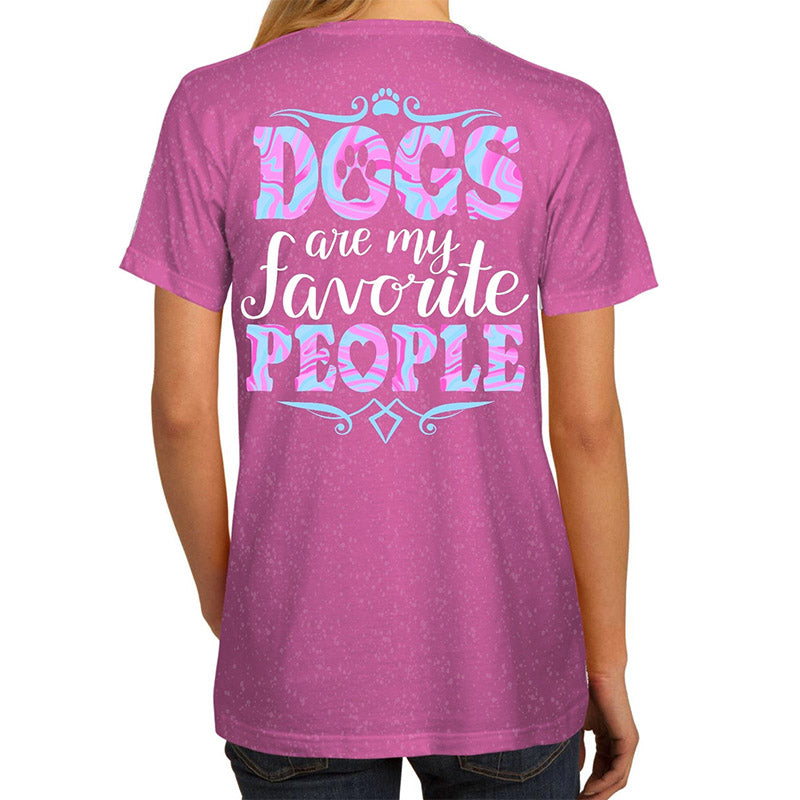 Southern Attitude Dogs are My Favorite People T-Shirt