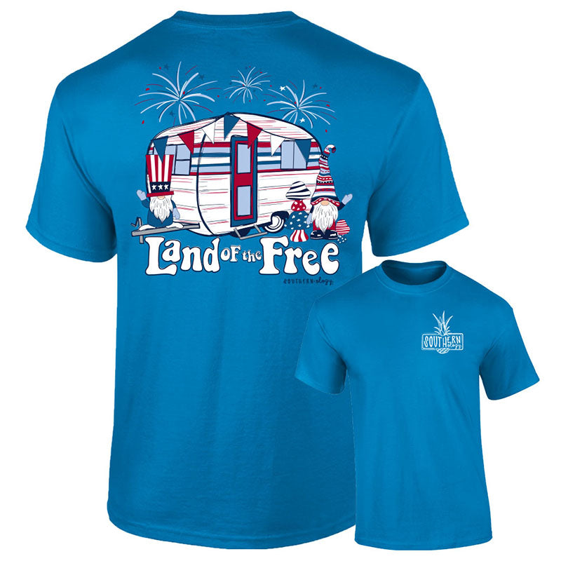 Southernology Land of the Free Gnomes USA Comfort Colors T-Shirt