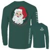 Southernology Vintage Santa Merry Christmas Comfort Colors Long Sleeve T-Shirt