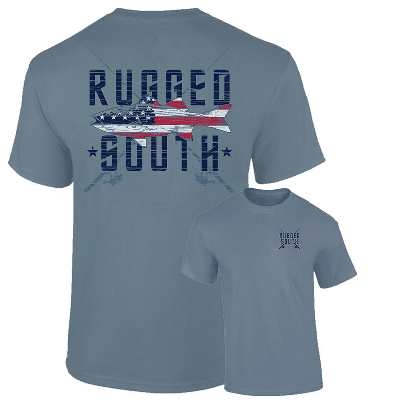Southernology Rugged South USA Fish Comfort Colors Unisex T-Shirt
