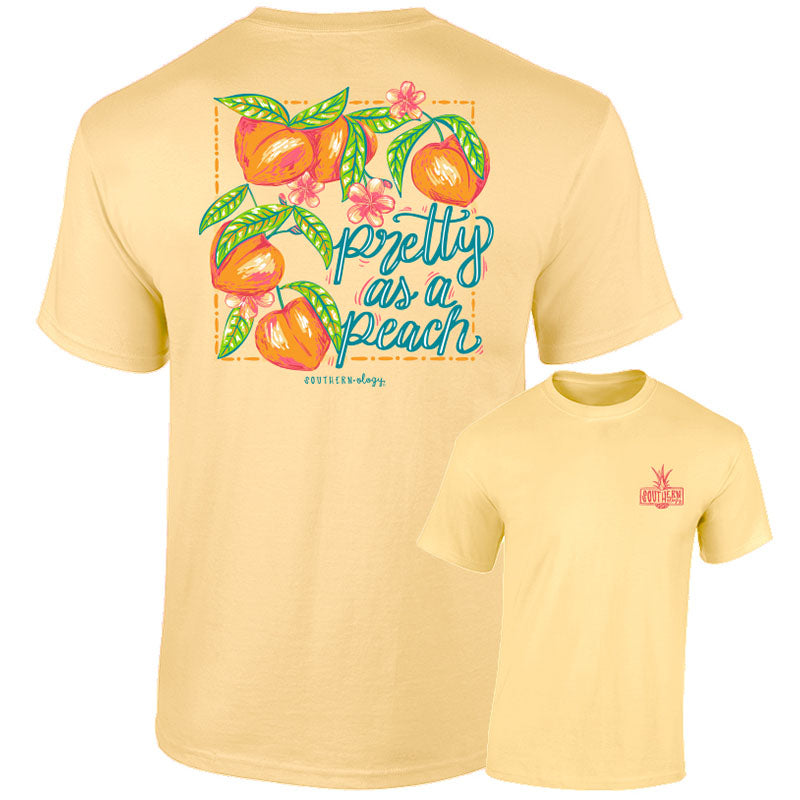 Southernology Pretty as a Peach Comfort Colors T-Shirt