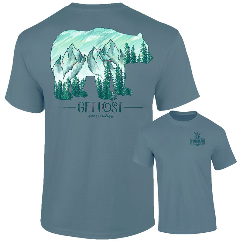Sale Southernology Get Lost Mountain Bear Comfort Colors T-Shirt