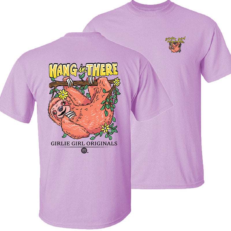 Girlie Girl Originals Hang In There Sloth T-Shirt