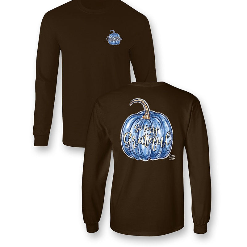 SALE Sassy Frass So Very Grateful Fall Long Sleeve T-Shirt
