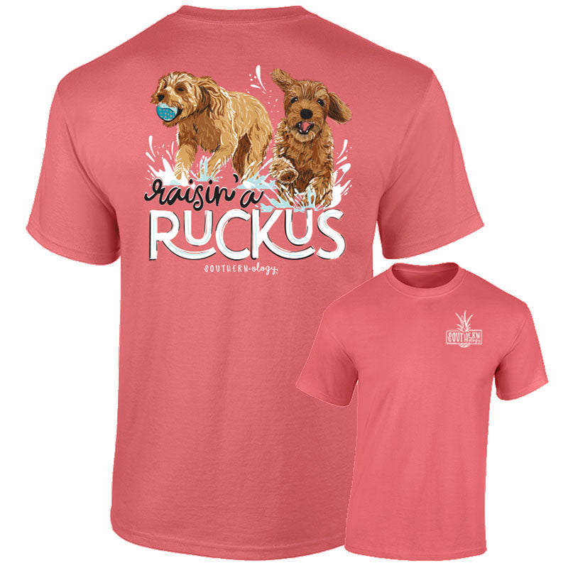 Southernology Raisin' a Ruckus Dog Comfort Colors T-Shirt