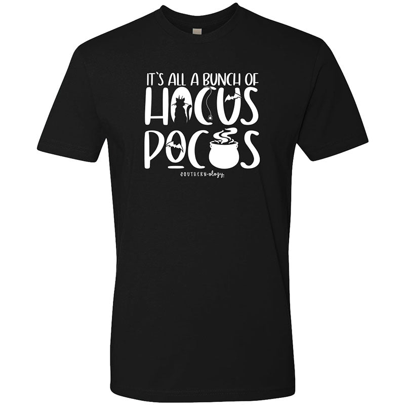 Southernology Black Hocus Pocus Halloween Statement Canvas T-Shirt