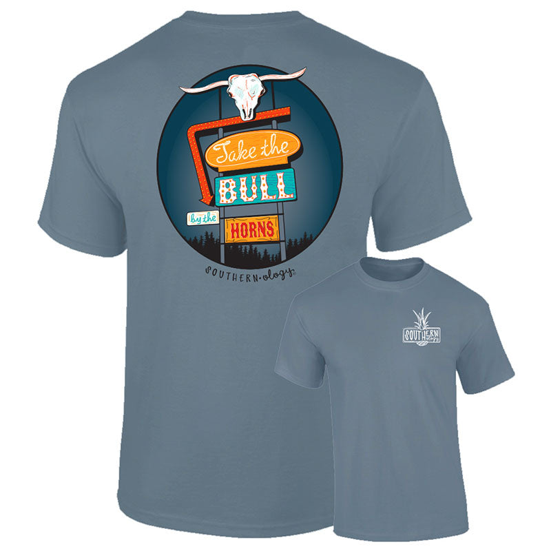 Southernology Bull by the Horns Signs Comfort Colors T-Shirt