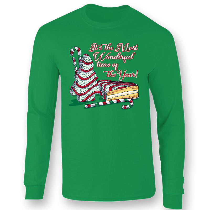 SALE Sassy Frass Most Wonderful Time Holiday Long Sleeve T-Shirt