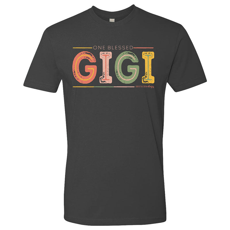 Southernology Statement Collection Gigi Color Block Canvas T-Shirt