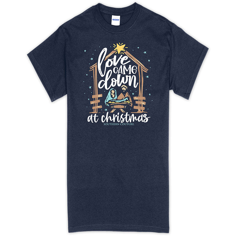 Southern Couture Love Came Down Holiday Soft T-Shirt