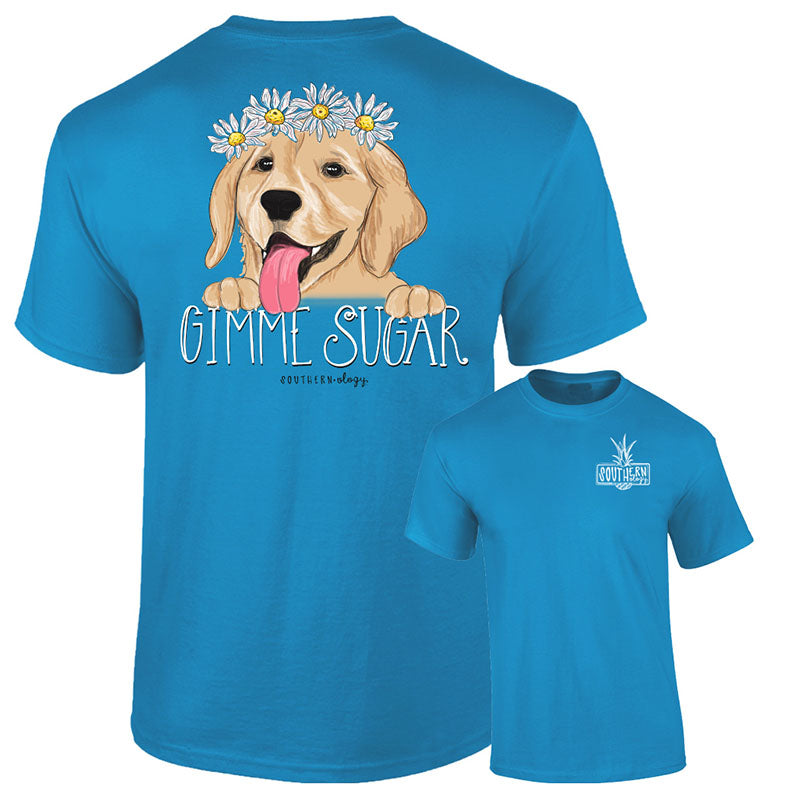 Sale Southernology Gimme Sugar Puppy Dog Comfort Colors T-Shirt