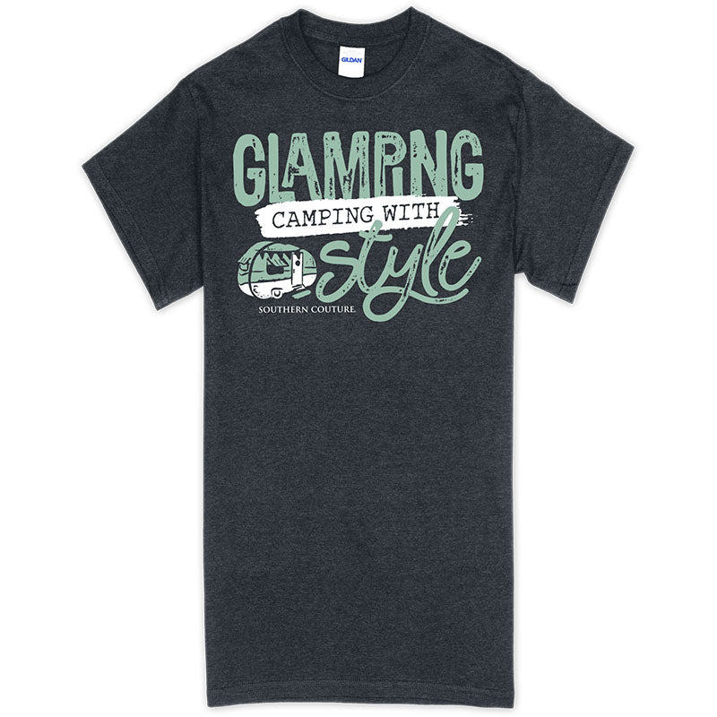Southern Couture Glamping Camping With Style Soft T-Shirt