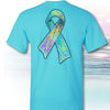 I Fought Today Classic Logo Cancer Ribbons T-Shirt