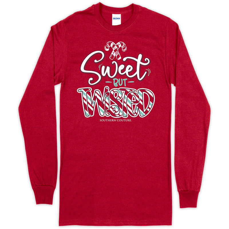 SALE Southern Couture Sweet But Twisted Holiday Long Sleeve Soft T-Shirt