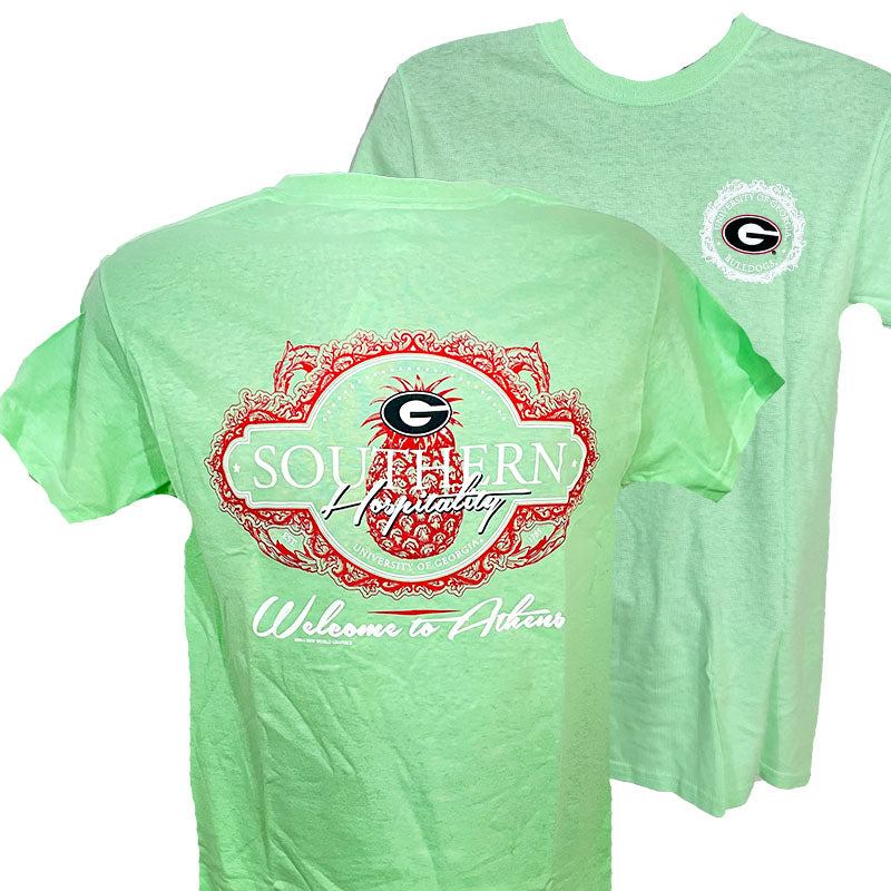 Georgia Bulldogs Southern Hospitality Pineapple T-Shirt