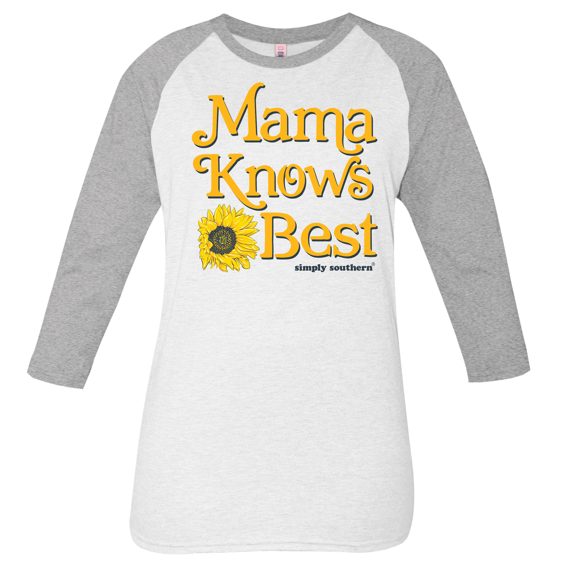 SALE Simply Southern Vintage Collection Preppy Mama Knows Best Long Sleeve T-Shirt