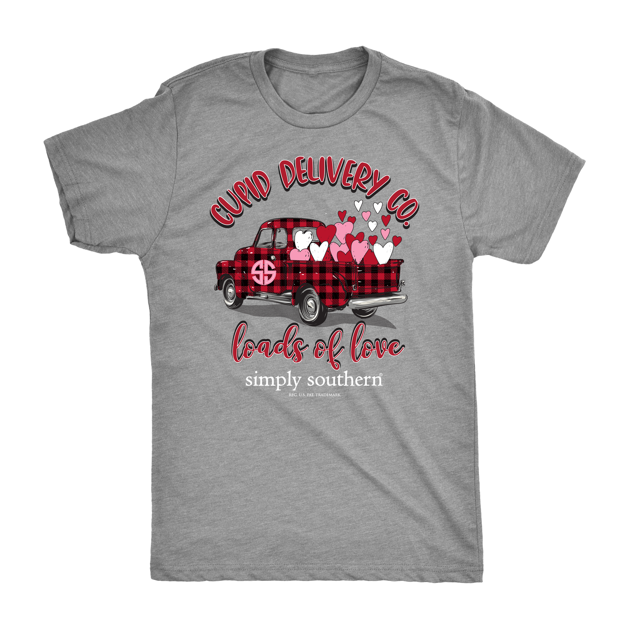SALE Simply Southern Vintage Loads of Love Preppy Cupid Delivery CO. Truck T-Shirt