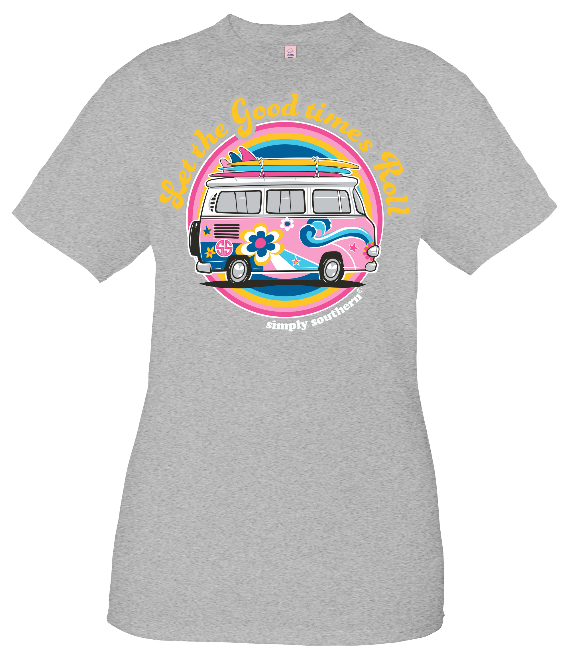 SALE Simply Southern Vintage Collection Preppy Good Time Roll T-Shirt