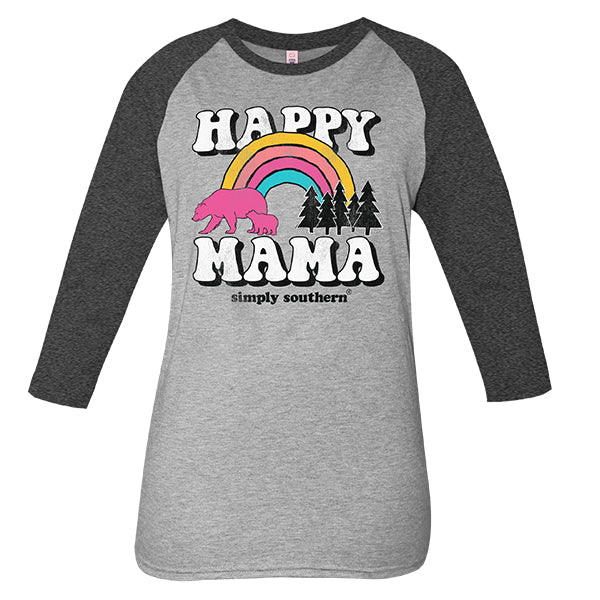 SALE Simply Southern Vintage Collection Happy Mama Bear Long Sleeve T-Shirt