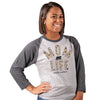 Simply Southern Vintage Collection Leopard Mom Life Long Sleeve T-Shirt