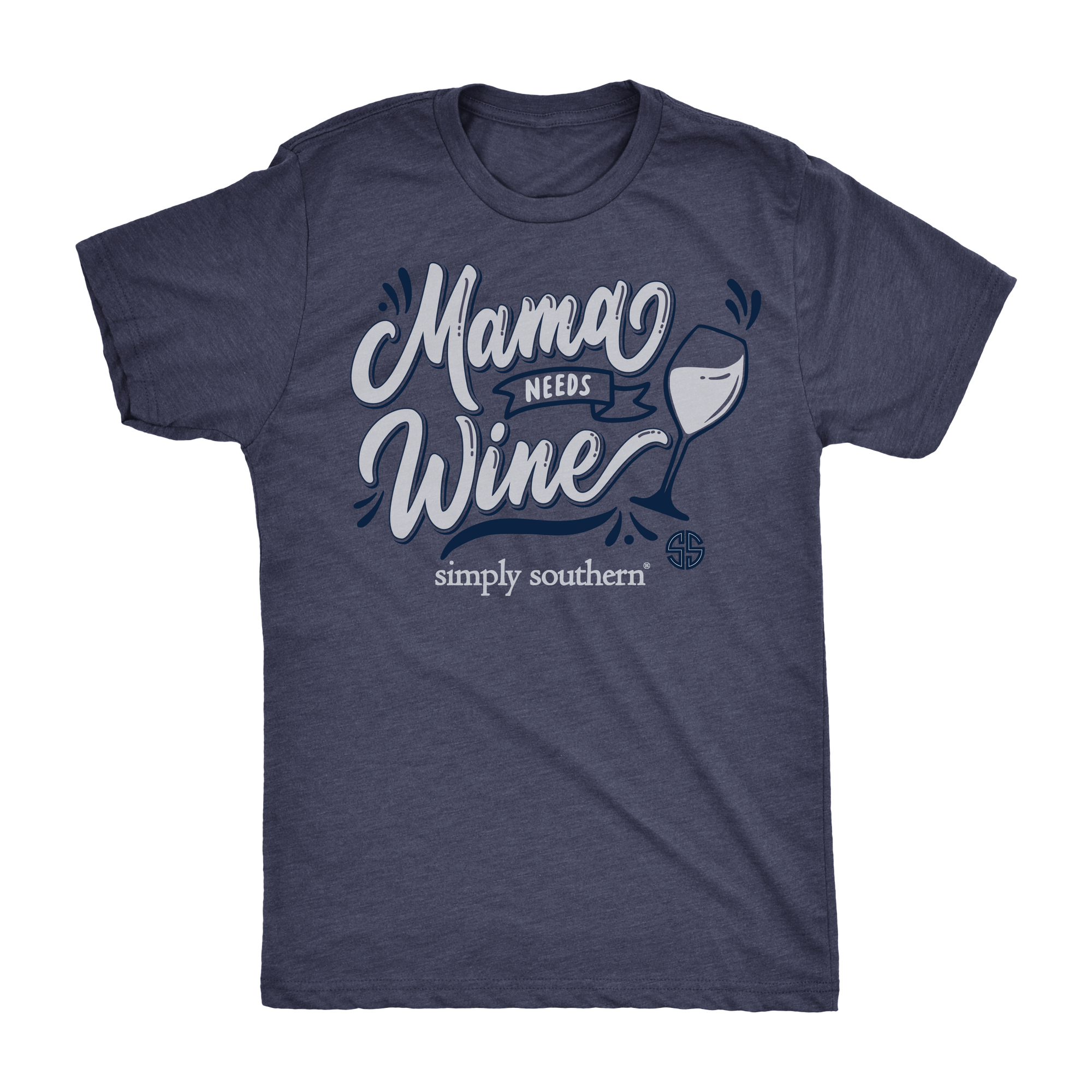 Simply Southern Vintage Collection Mama Needs Wine T-Shirt