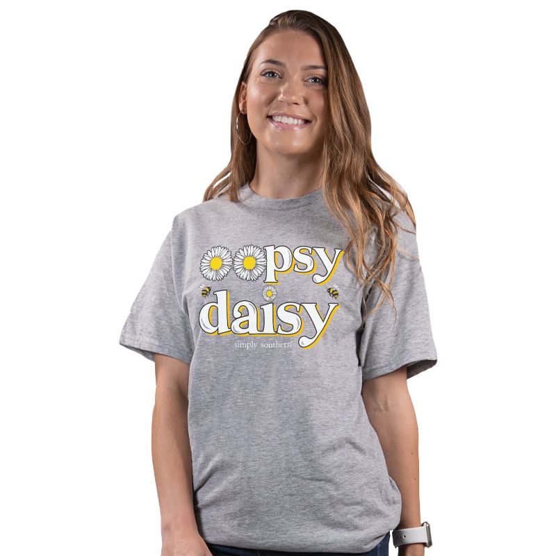 Simply Southern Vintage Oopsy Daisy Sunflower T-Shirt